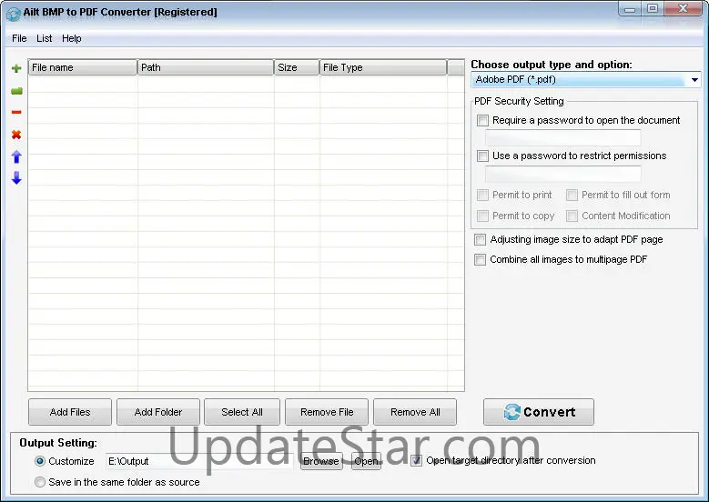 Ailt BMP to PDF Converter