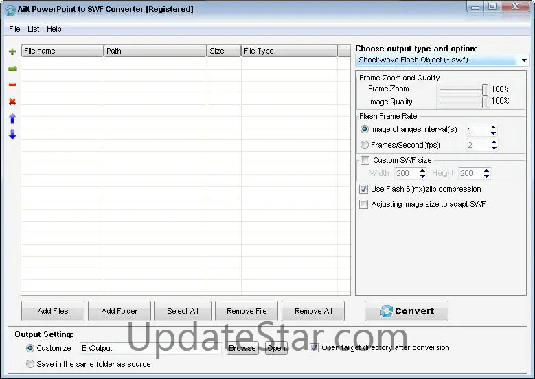 Ailt PowerPoint to SWF Converter