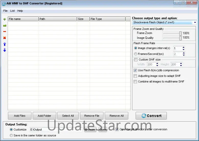 Ailt WMF to SWF Converter