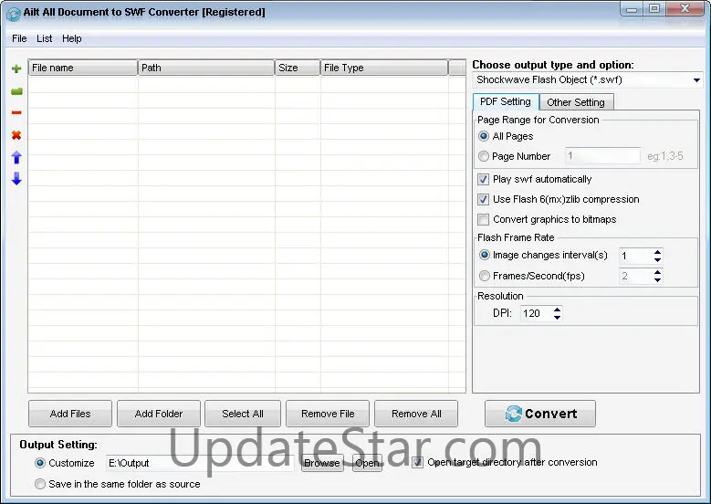 Ailt All Document to SWF Converter