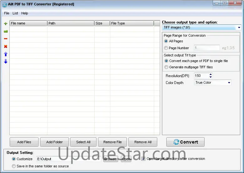 Ailt PDF to TIFF Converter