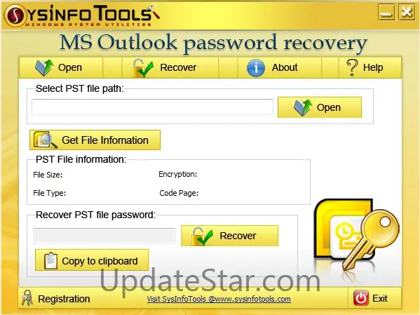 SysInfoTools PST Password Recovery