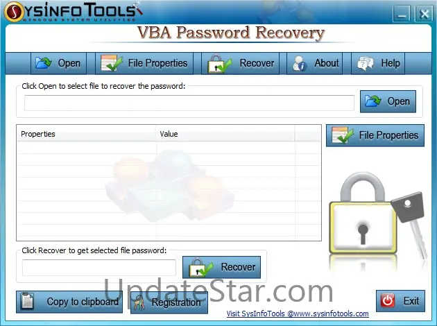 SysInfoTools VBA Password Recovery 4.1