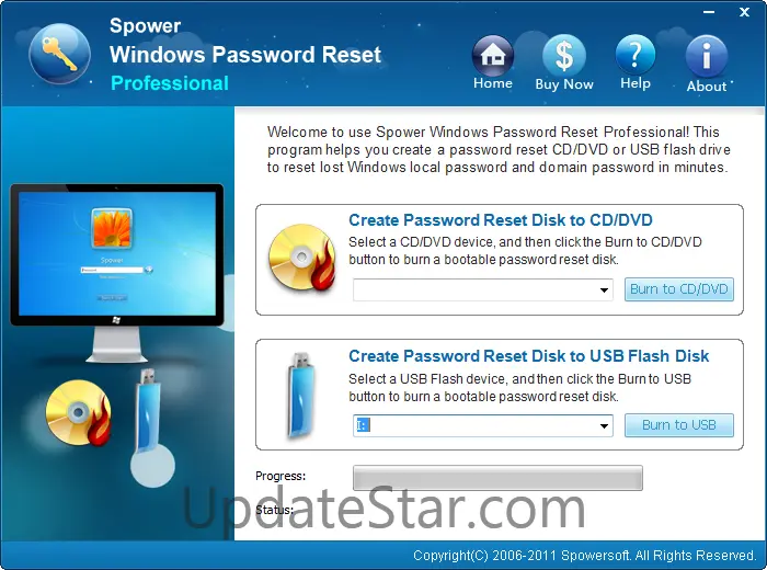 Spower Windows Password Reset Professional - 582314