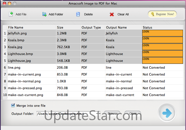 Amacsoft Image to PDF for Mac