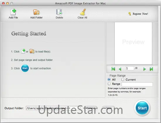 Amacsoft PDF Image Extractor for Mac