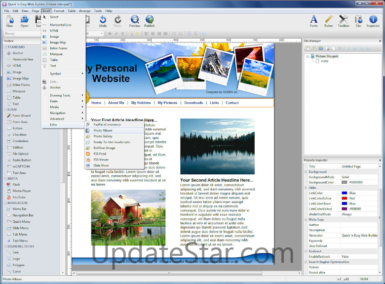 Quick 'n Easy Web Builder - Windows 3.1.0