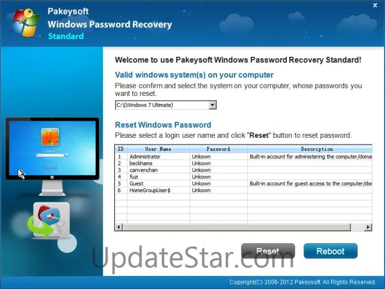 Windows Password Recovery for Mac