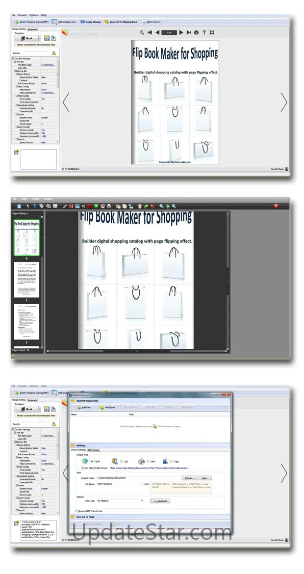 Flash Page Flip Shopping Catalog