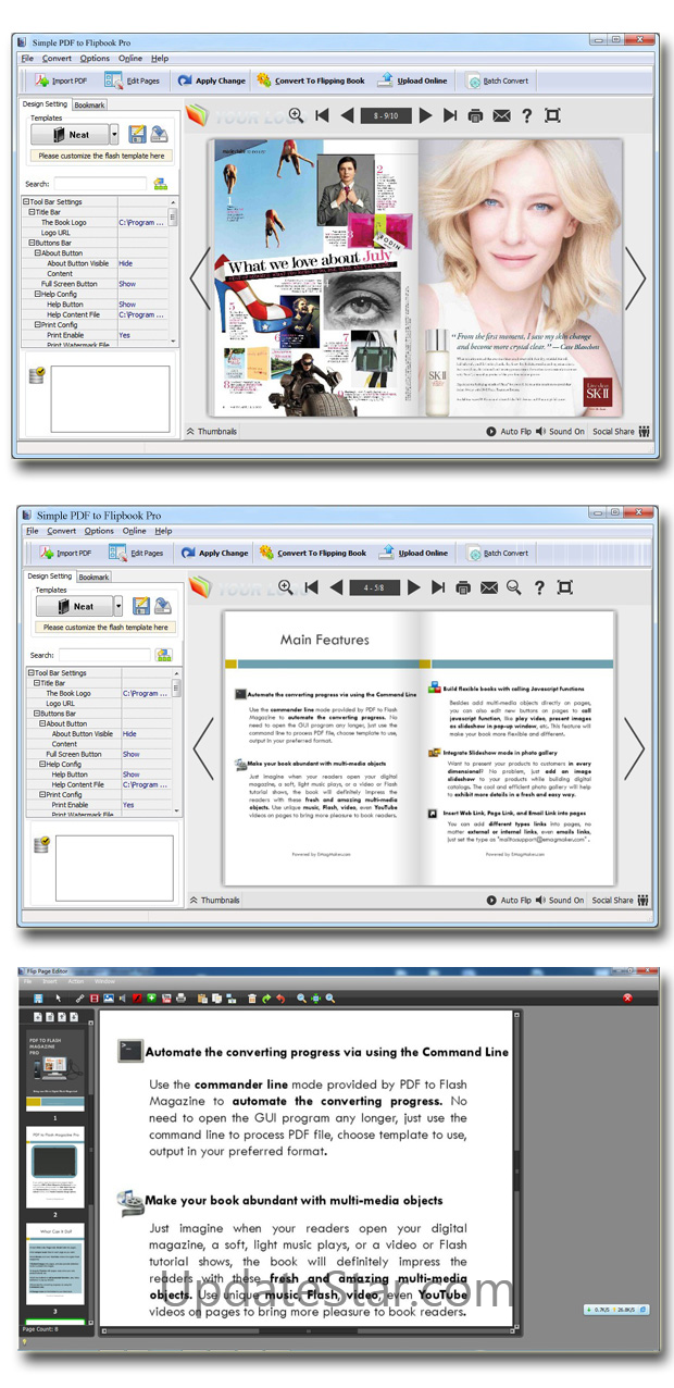 Simple PDF to Flipbook Pro