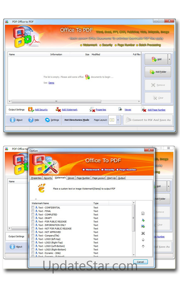 Easy Office to PDF