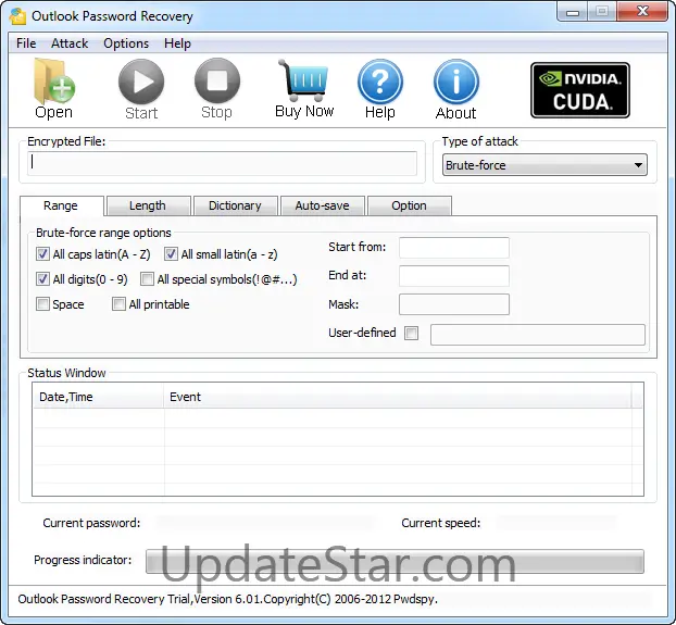 Pwdspy Outlook Password Recovery