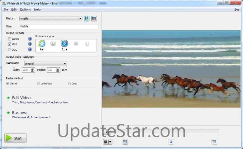 VMeisoft HTML5 Movie Maker