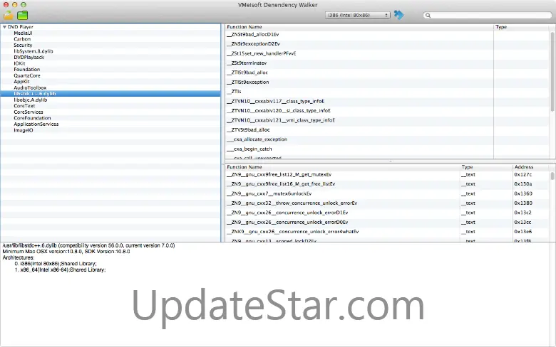 VMeisoft Dependency Walker for Mac