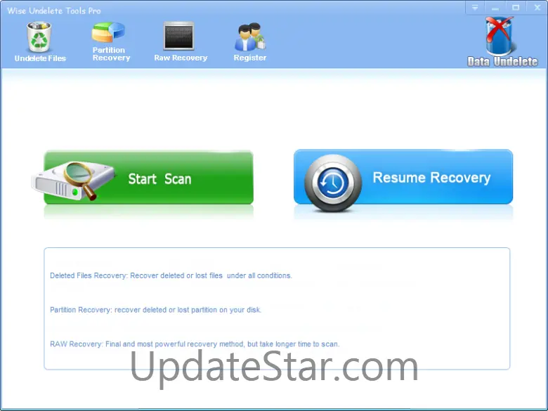 Wise Undelete Tools Pro
