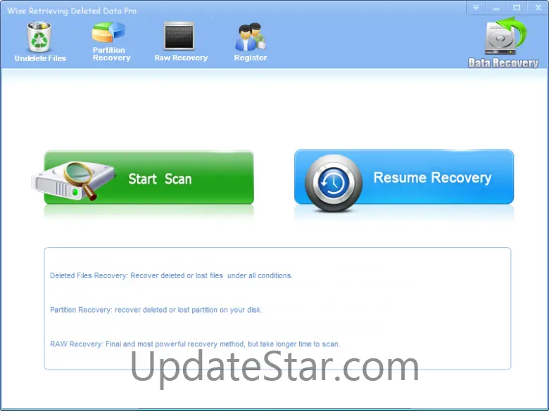 Wise Retrieving Deleted Data Pro