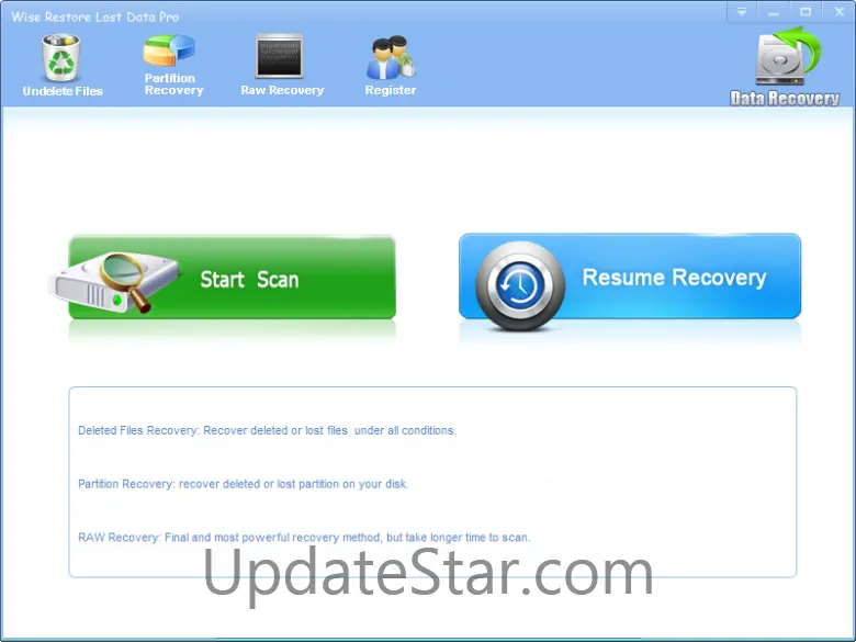 Wise Restore Lost Data Pro