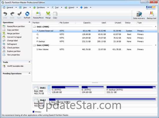 EASEUS Partition Master Professional Edition 17.6