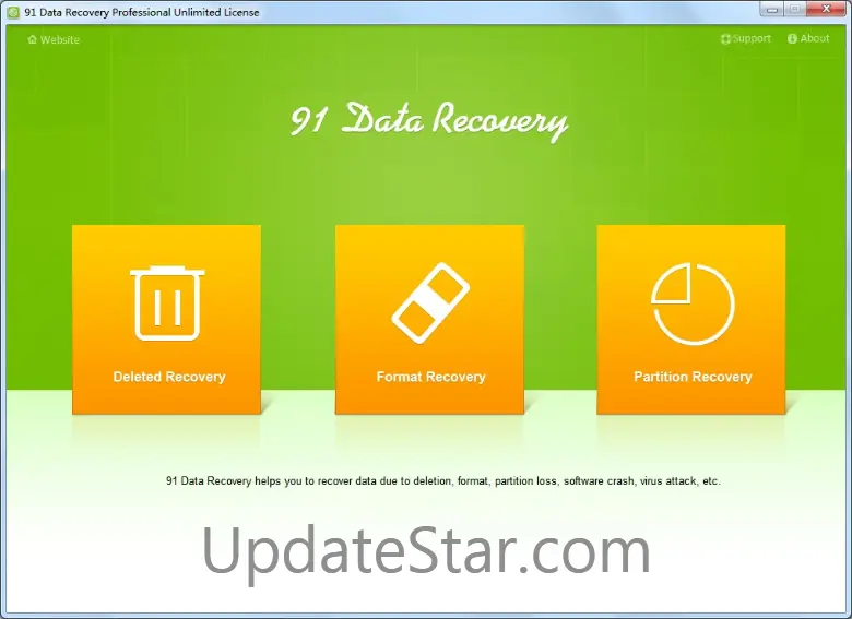 91 Data Recovery for Windows Tech