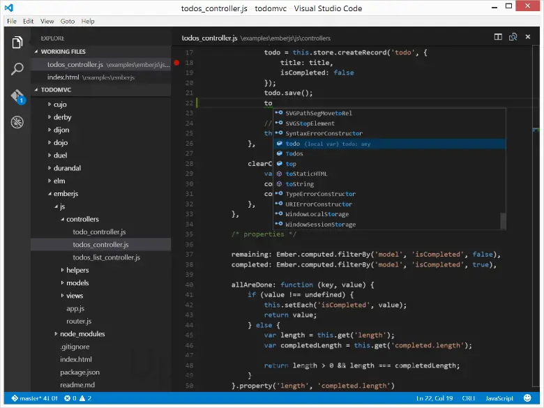 Visual Studio Code 1.100