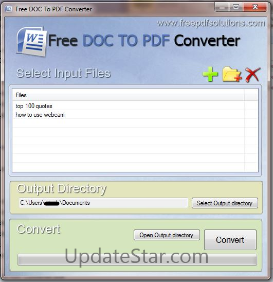 Free DOC To PDF Converter 1.0
