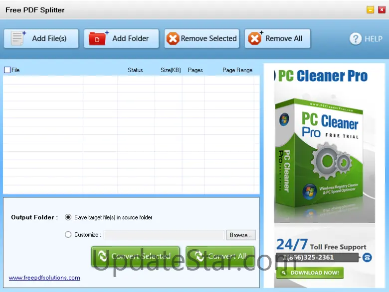 Free PDF Splitter 1.0