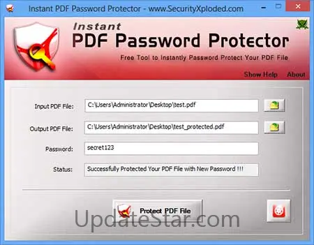 Instant PDF Password Protector 5.0