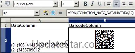 Data Matrix Native OpenOffice Generator 15.6
