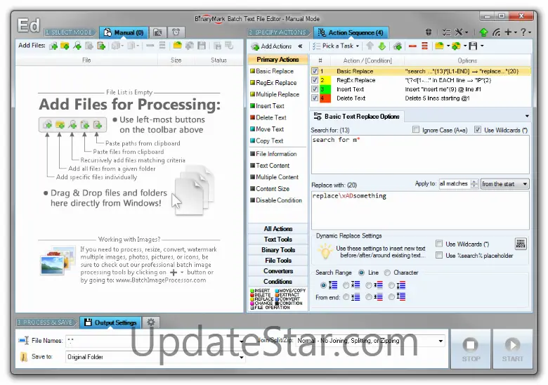 Batch Text File Editor 5.0.5
