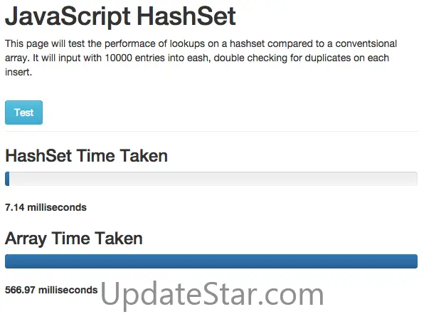 Javascript Hashset 1.0