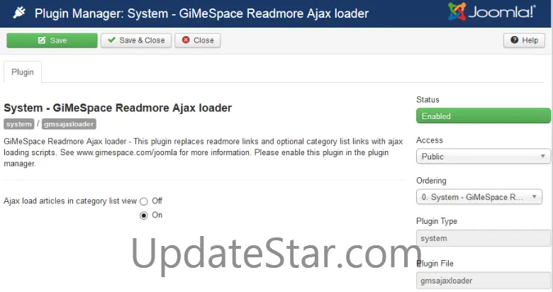 GiMeSpace Joomla Read More Ajax Loader