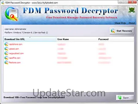 FDM Password Decryptor 5.5