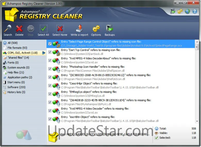 Ashampoo Registry Cleaner 2.00.00