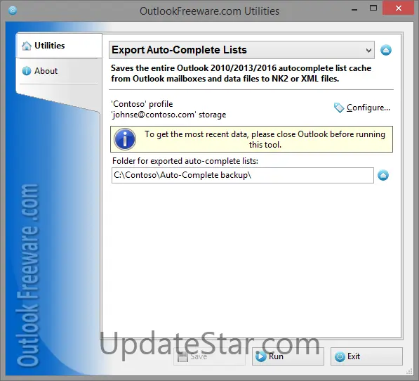 Export Auto-Complete Lists 4.11