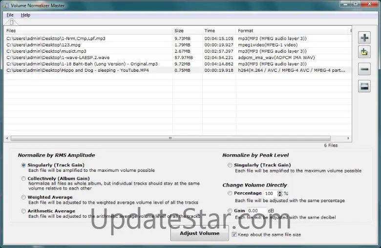 Volume Normalizer Master 1.2.1