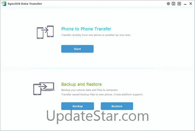 SynciOS Data Transfer for windows 1.1.7