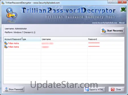 Password Decryptor for Trillian 6.0