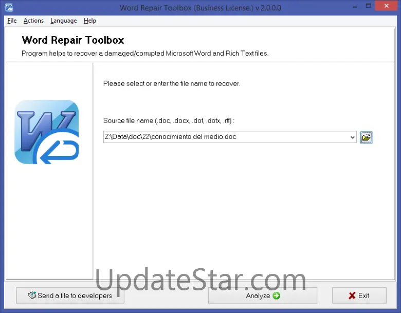 Word Repair Toolbox 2.5