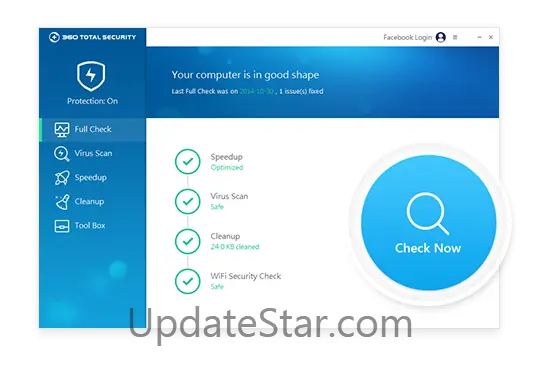 360 Total Security Free Antivirus 10.8.0.1324