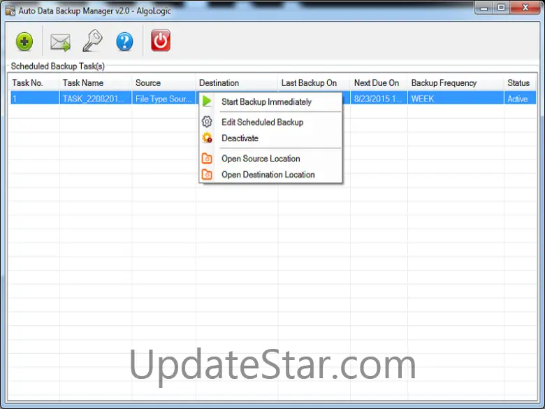 Auto Data Backup Manager 2.0