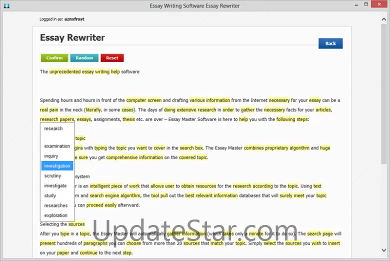 Essay Rewriter 1.0