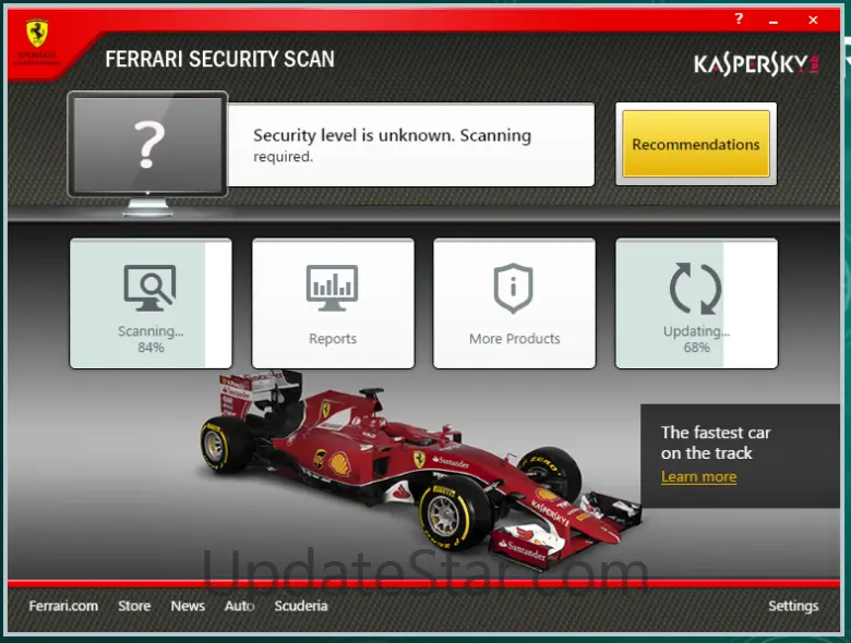 Ferrari Security Scan 15.0.0.742