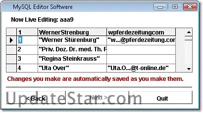 MySQL Editor Software 7.0