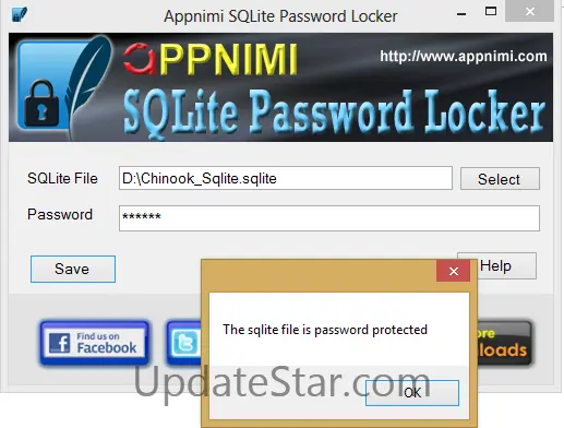 Appnimi SQLite Password Locker 1.0