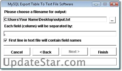 MS SQL Server Export Table To Text File Software 7.0