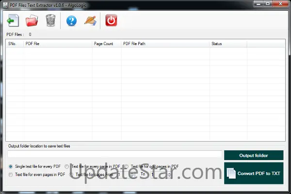 PDF Files Text Extractor 1.0.6