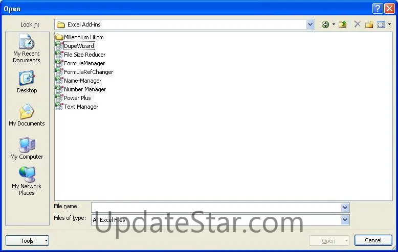 Excel Add-Ins File Collection