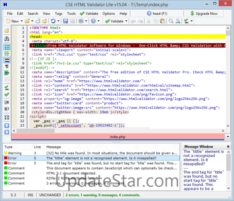 CSE HTML Validator Lite 16.05