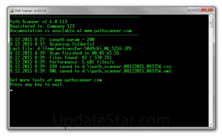 Path Scanner 1.4.0.113