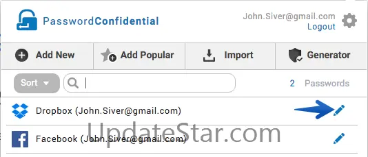 Password Confidential 1.0